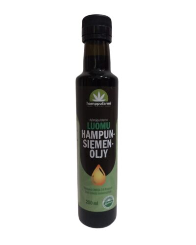 Hamppufarmi Hampunsiemenöljy 250ml