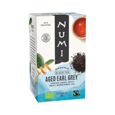 Numi Musta tee Aged Earl Grey Bergamottiöljy 36g