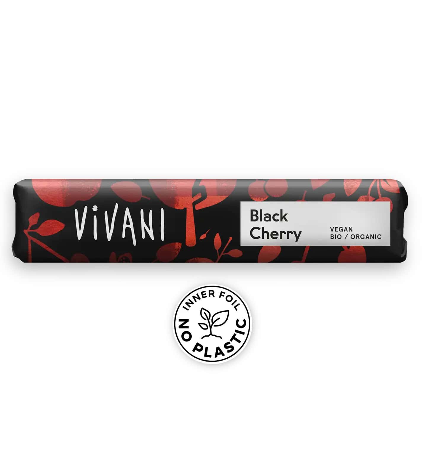 Vivani Black Cherry suklaapatukka 35g