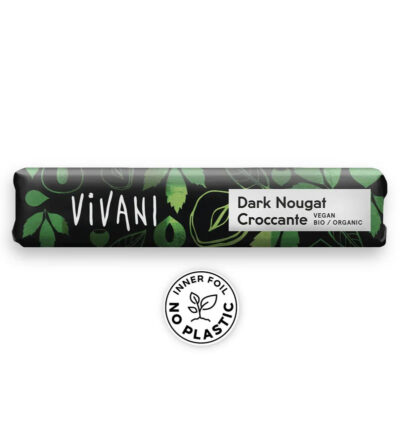Vivani Dark Nougat Croccante suklaapatukka 35g