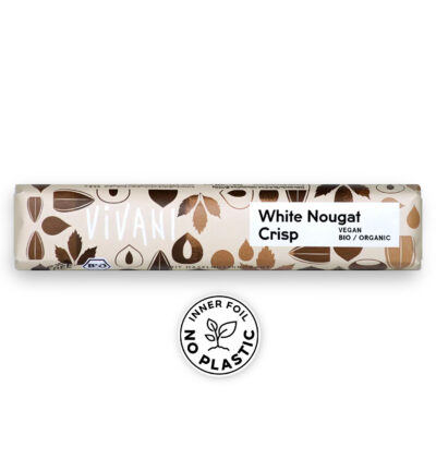 Vivani White Nougat Crisp suklaapatukka 35g