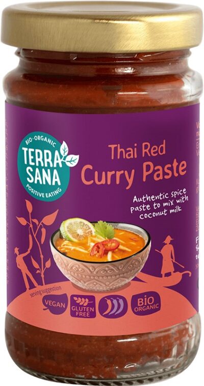 TerraSana Punainen Currytahna 120g