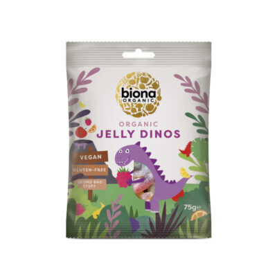 Biona Jelly dinos - luomukarkit 75g